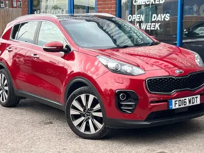 Used Kia Sportage 116 HP (85 kW) 2016 Red SUV