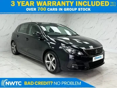 Usado Peugeot 308 Allure 110 HP (80 kW) 2020 Preto Citadino