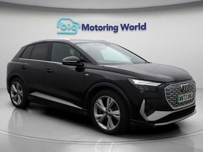 Black Used 2023 Audi Q4 e-tron S-Line SUV | £25,200 (Good price)