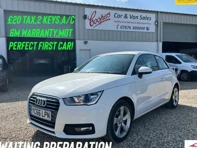 Used Audi A1 Sport 93 HP (68 kW) 2016 White Hatchback