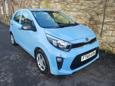 Used Kia Picanto 66 HP (48 kW) 2019 Blue Hatchback