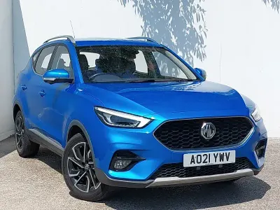 Used MG ZS Exclusive 106 HP (77 kW) 2021 Blue SUV
