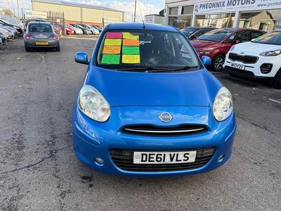 Used Nissan Micra Acenta 80 HP (58 kW) 2011 Blue Hatchback