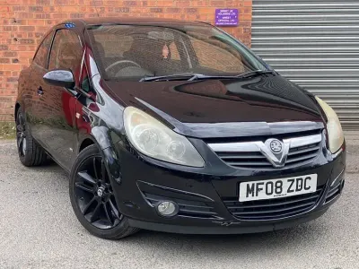 Used Vauxhall Corsa 2008 Black Hatchback