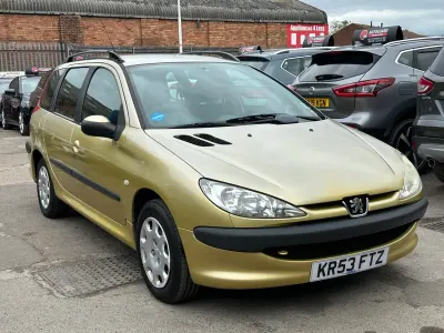 Używany Peugeot 206 S 2004 Żółty Kombi