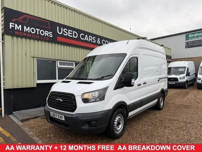 Used Ford Transit 130 HP (95 kW) 2018 White Van