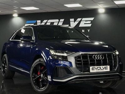 Used Audi Q8 S-Line 286 HP (210 kW) 2019 Blue SUV