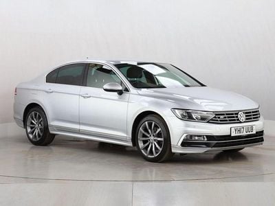 Silver Used 2017 VW Passat R-line Sedan | £11,700 (Fair price)
