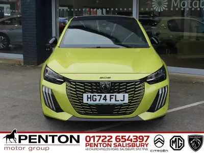 Used Peugeot 208 GT 100 HP (73 kW) 2025 Yellow Hatchback