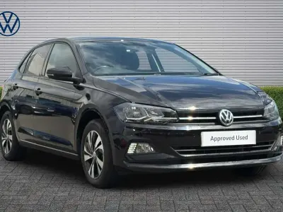 Used VW Polo Match 95 HP (69 kW) 2020 Black Hatchback