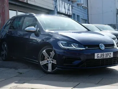 Second-hand VW Golf VII R 296 CP (217 kW) 2019 Albastru Break