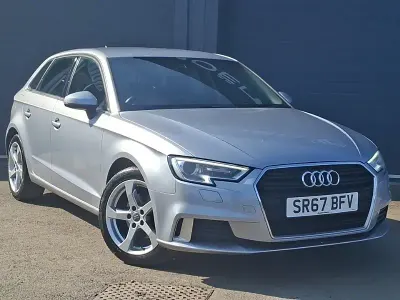 Used Audi A3 Sport 115 HP (84 kW) 2017 Silver Hatchback