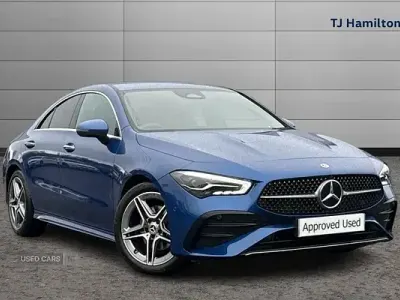 Used Mercedes CLA180 Executive 136 HP (100 kW) 2025 Blue Coupe