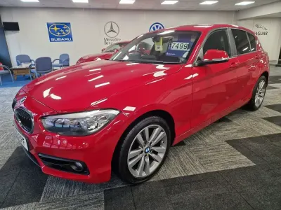 Used BMW 118 Sport Line 2016 Red Hatchback