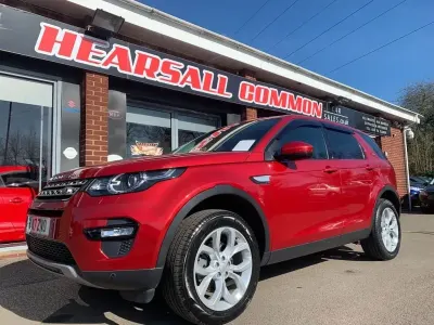 Begagnad Land Rover Discovery Sport HSE 180 HK (132 kW) 2017 Röd SUV