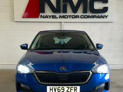 Gebraucht Skoda Scala SE L 115 PS (84 kW) 2019 Blau Kleinwagen