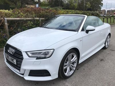 used Audi A3 Cabriolet (2016/16)S Line 2.0 TDI 150PS (05/16 on) 2d