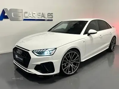 Used Audi A4 S-Line 163 HP (119 kW) 2022 White Sedan