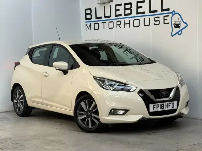 Used Nissan Micra Acenta Limited Edition 2018 White Hatchback
