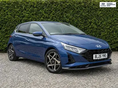 New Hyundai i20 90 HP (66 kW) 2026 White Hatchback