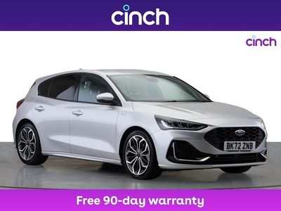 Silver Used 2022 Ford Focus ST-Line Hatchback | £15,349 (Fair price)