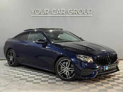 Used Mercedes E350 AMG line 2019 Blue Coupe