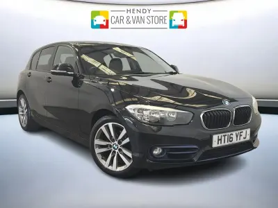 Used BMW 118 Sport Line 2016 Black Hatchback