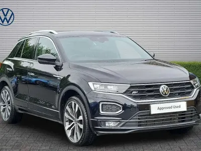Used VW T-Roc R-line 150 HP (110 kW) 2021 Black SUV