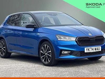Used Skoda Fabia Monte Carlo 113 HP (83 kW) 2024 Race blue metallic black magic pearl effect Hatchback