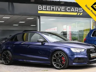 Used Audi S3 Black Edition 2018 Blue Sedan