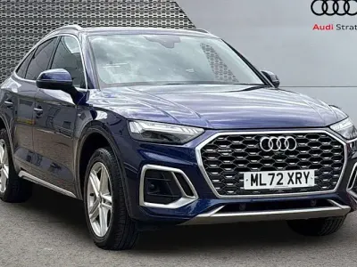 Used Audi Q5 Sportback S-Line 204 HP (150 kW) 2022 Blue SUV