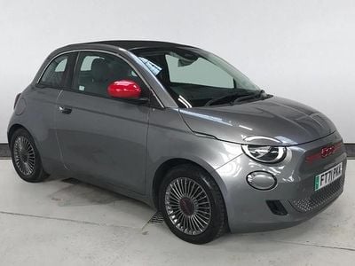 Used Fiat 500e Red 86 kW (118 HP) 2022 Grey Cabriolet