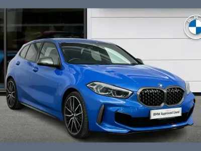 Used BMW M135 M Sport 306 HP (225 kW) 2020 Blue Hatchback