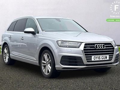 Used Audi Q7 S-Line 272 HP (200 kW) 2016 Silver SUV