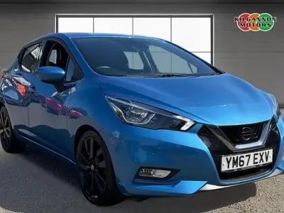 Used Nissan Micra S 90 HP (66 kW) 2017 Blue Hatchback