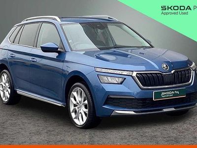 Used Skoda Kamiq SE L 81 HP (59 kW) 2021 Titan blue metallic SUV