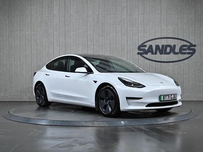 White Used 2021 Tesla Model 3 Long Range AWD Sedan | £20,999 (Fair price)