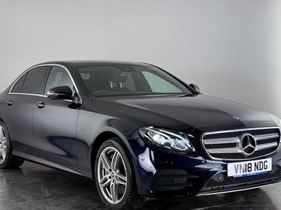 Used Mercedes E350 AMG line 299 HP (219 kW) 2018 Blue Sedan