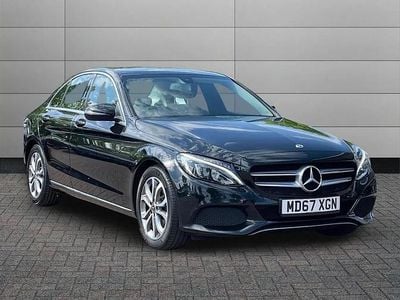 Begagnad Mercedes C220 170 HK (125 kW) 2017 Svart Sedan
