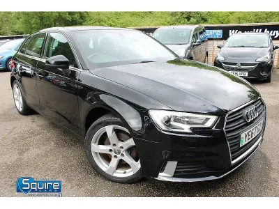Used Audi A3 Sport 115 HP (84 kW) 2017 Black Hatchback