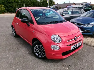 Used Fiat 500 Pop 69 HP (50 kW) 2016 Pink Hatchback