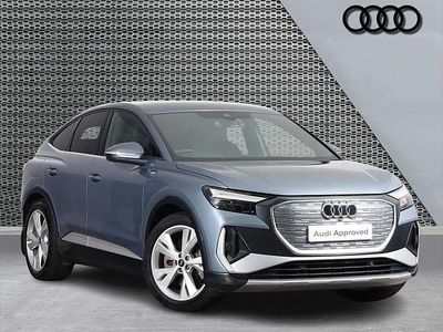 Begagnad Audi Q4 Sportback e-tron S-Line 219 kW (299 HK) 2022 Blå SUV