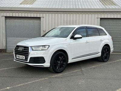 White Used 2015 Audi Q7 S-Line SUV | £20,800 (Fair price)