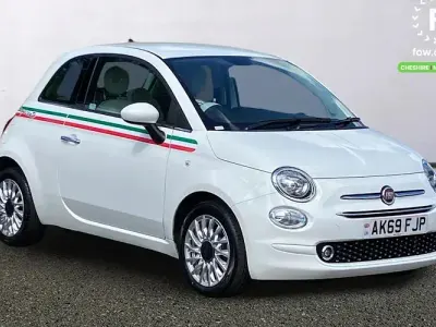 Used Fiat 500 Lounge 69 HP (50 kW) 2019 White Hatchback