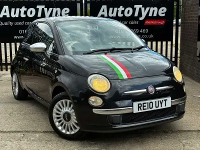 Used Fiat 500 Lounge 69 HP (50 kW) 2010 Black Hatchback
