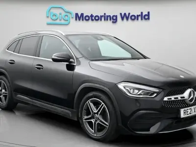 Usado Mercedes GLA200 AMG line 150 HP (110 kW) 2021 Preto SUV