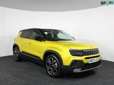 Used Jeep Avenger EV Summit 114 kW (156 HP) 2025 Yellow/black SUV