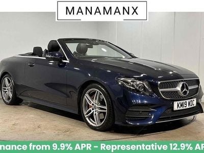 Blue Used 2019 Mercedes E220 AMG line Cabriolet | £19,990 (Good price)
