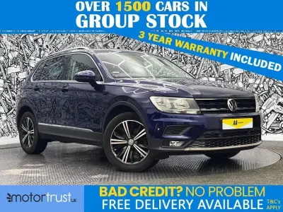Używany VW Tiguan SE 130 KM (95 kW) 2019 Niebieski SUV