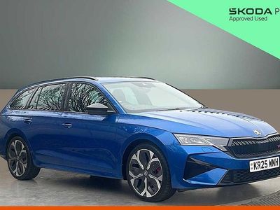 Used Skoda Octavia vRS 265 HP (194 kW) 2025 Blue Estate